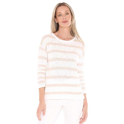 Jump Stripe Slub Pullover